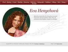 Tablet Screenshot of evahenychova.cz